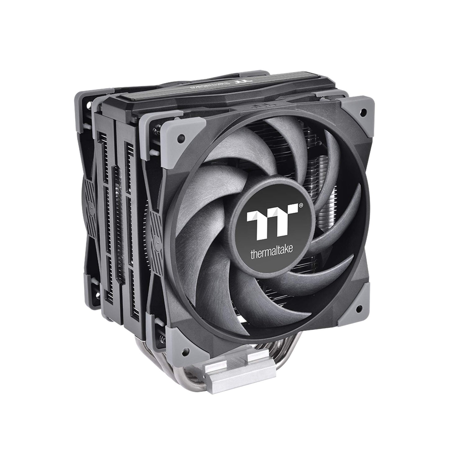 Thermaltake TOUGHAIR 510 180W TDP CPU Cooler, Intel/AMD Universal Socket (LGA 1700/1200), Dual 120mm 2000RPM High Static Pressure PWM Fan with High