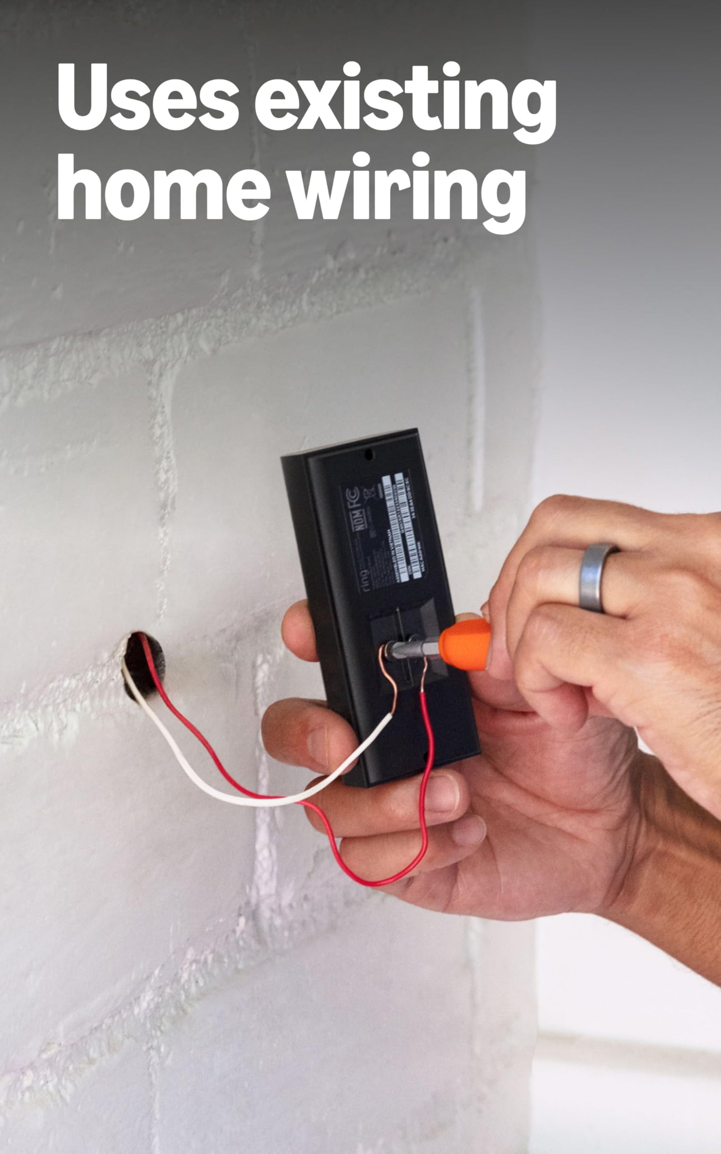 Ring Video Wired Doorbell (newest model), Home or business security, Two-Way Talk, advanced motion detection, HD camera and real-time alerts