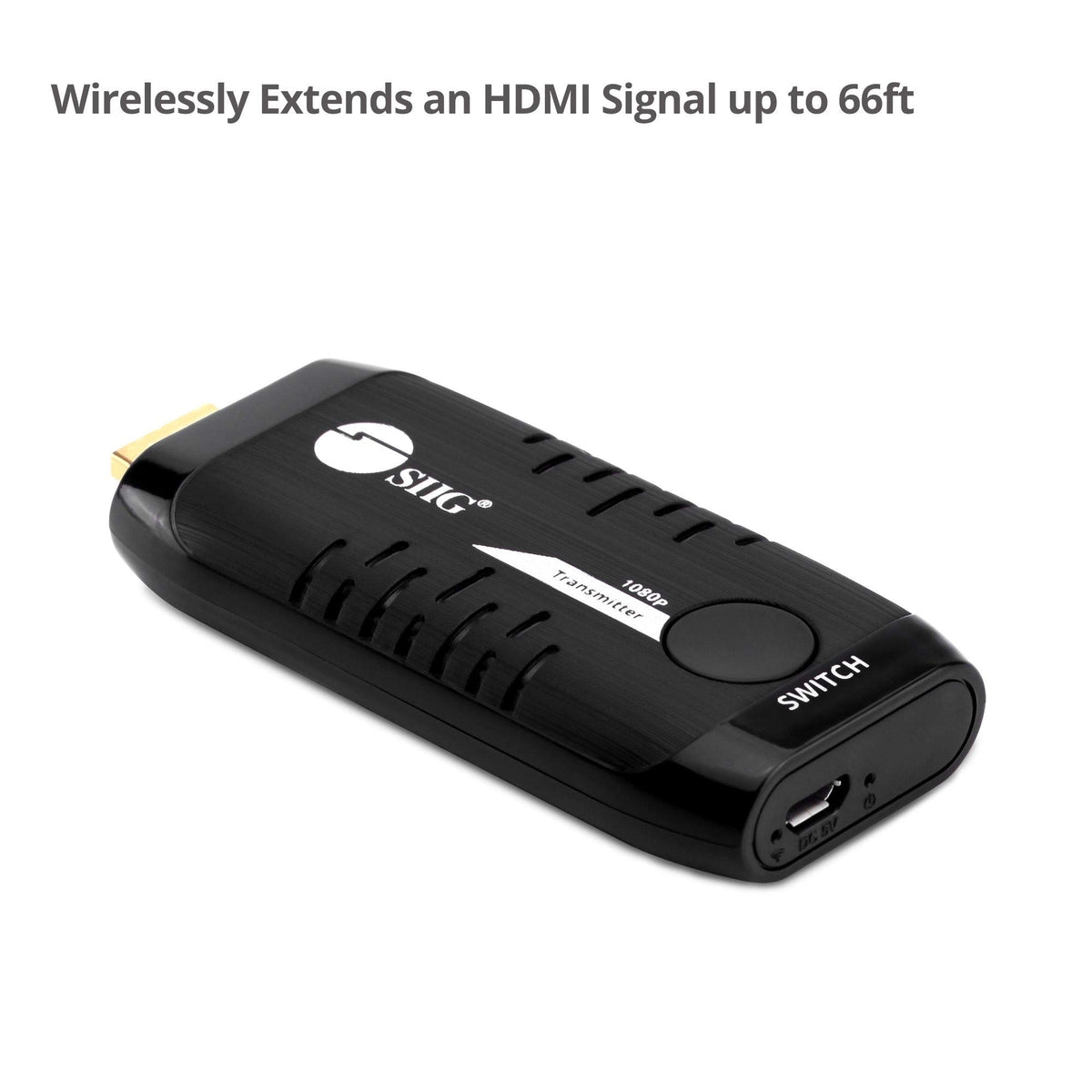 SIIG 1080p Wireless HDMI Extender, CE-H24E11-S1