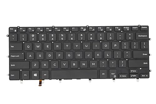 Replacement Keyboard for Dell XPS 15 9550 9560 9570, Precision 5510 5520 5530 5540 & inspiron 15 7558 7568 Laptop, Dell Precision 5510 Keyboard