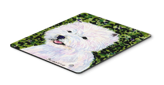 Caroline's Treasures SS8818MP Westie Mouse Pad, Hot Pad or Trivet for Home Office Gaming Working Computers Laptop Mouse Mat,Washable Large Mousepad