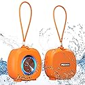PEICHENG Speaker, Small Portable Bluetooth Wireless IPX5 Waterproof Shower Speaker,Loud Stereo Sound Deep Bass,TWS Paire, RGB Lights,Long Playtime