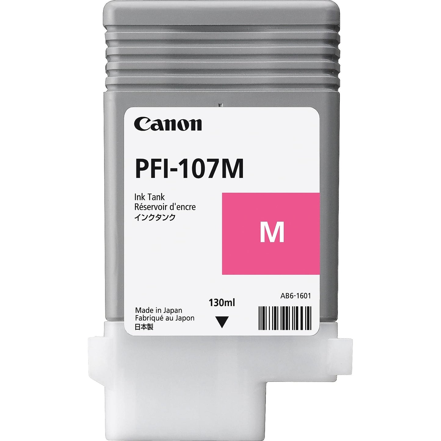 Canon PFI-107 Standard Ink Cartridge 6707B001 (Magenta) in Retail Packaging (6707B001)