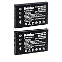 Kastar 2-Pack Battery Replacement for CAS101 (NP60), Creative Introduces Enhanced Divi CAM 428 Mini Digital Camcorder/Creative Vado HD Camera MP3