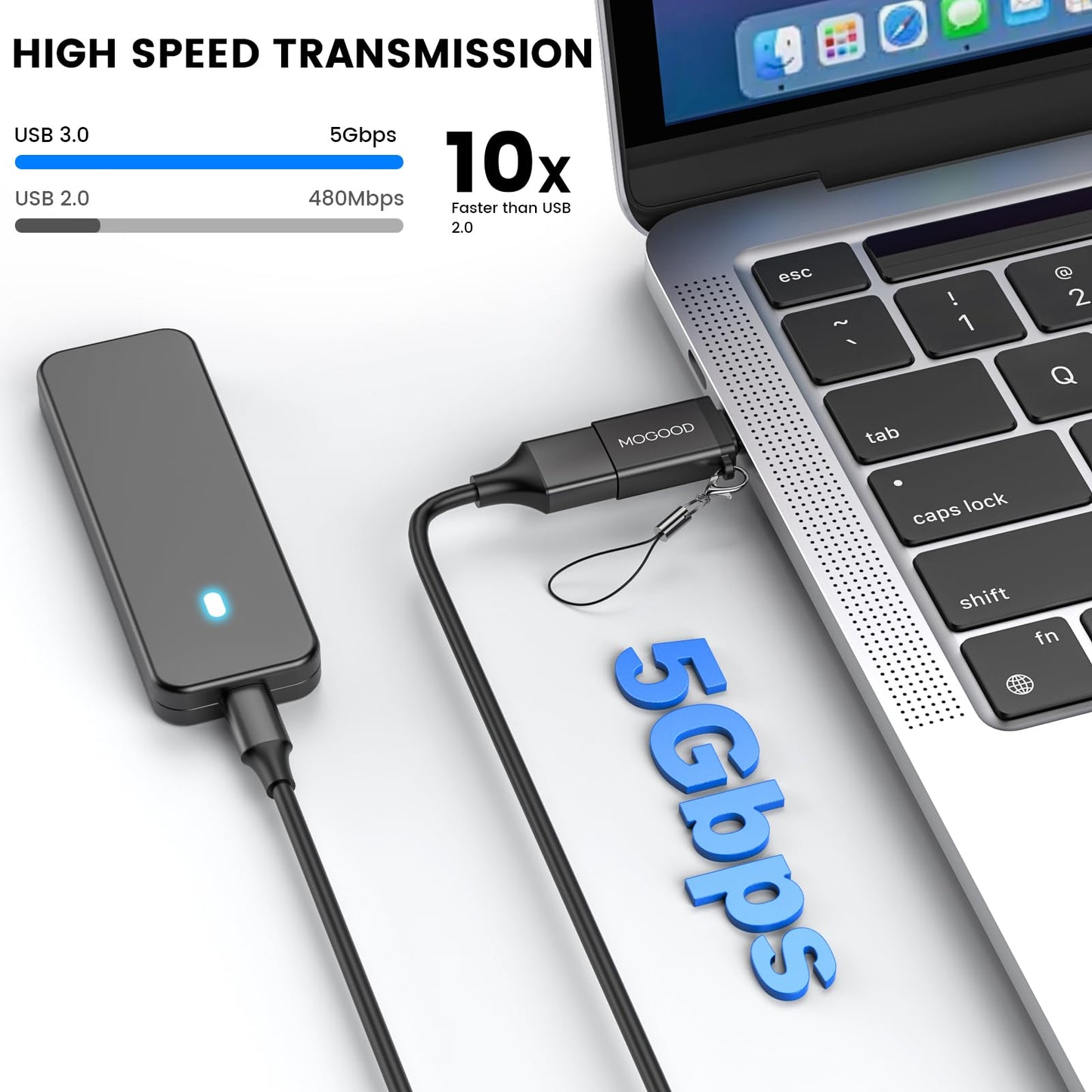 MOGOOD USB C Adapter USB C Male to 3.0 Female Adapter