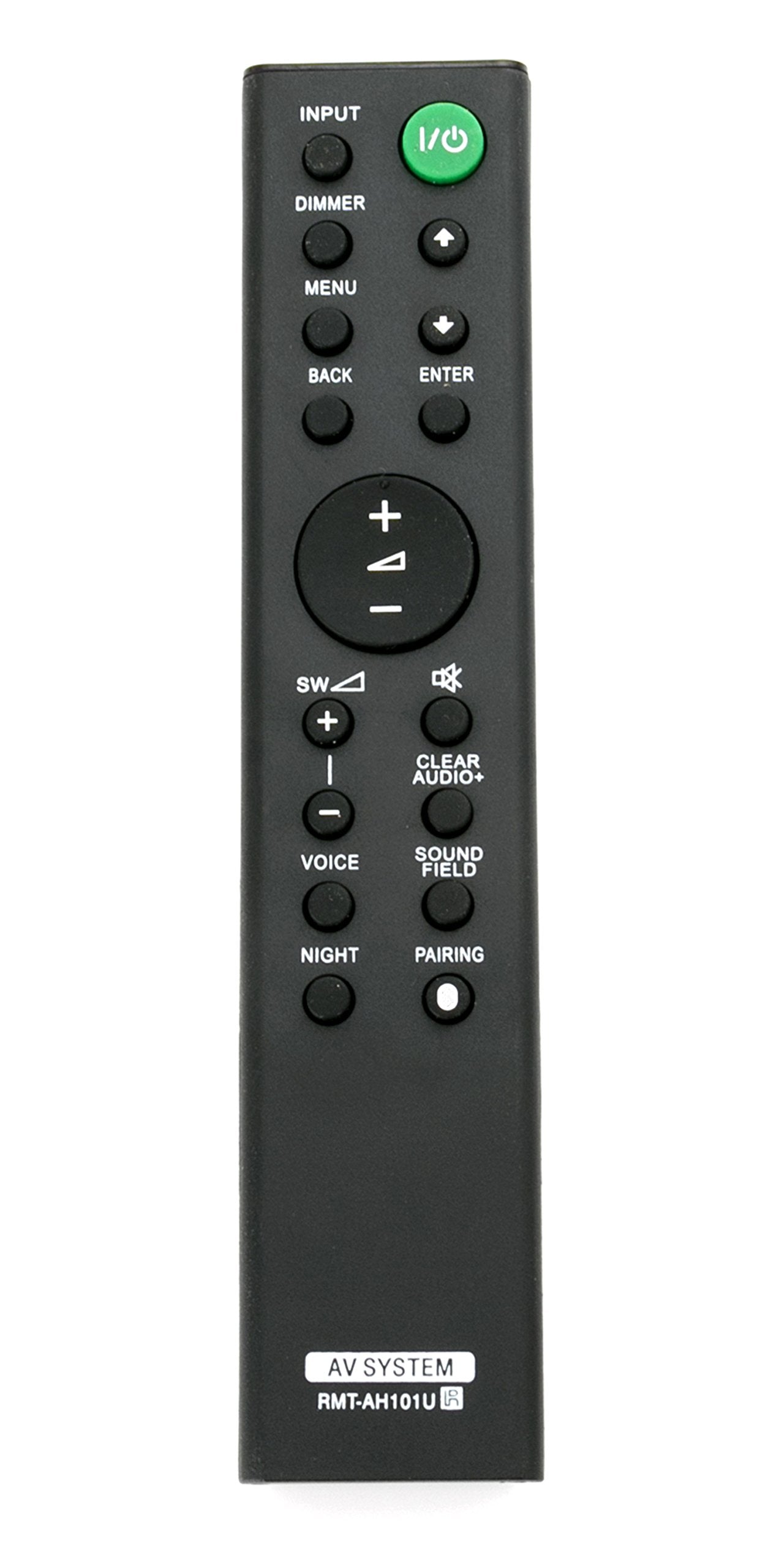 RMT-AH101U Replaced Remote fit for Sony Sound Bar HT-CT380 HT-CT780 HT-CT381 HTCT380 HTCT780 HTCT381 SA-CT380 SA-WCT380 RMT-AH101J SA-WCT780 SA-CT780