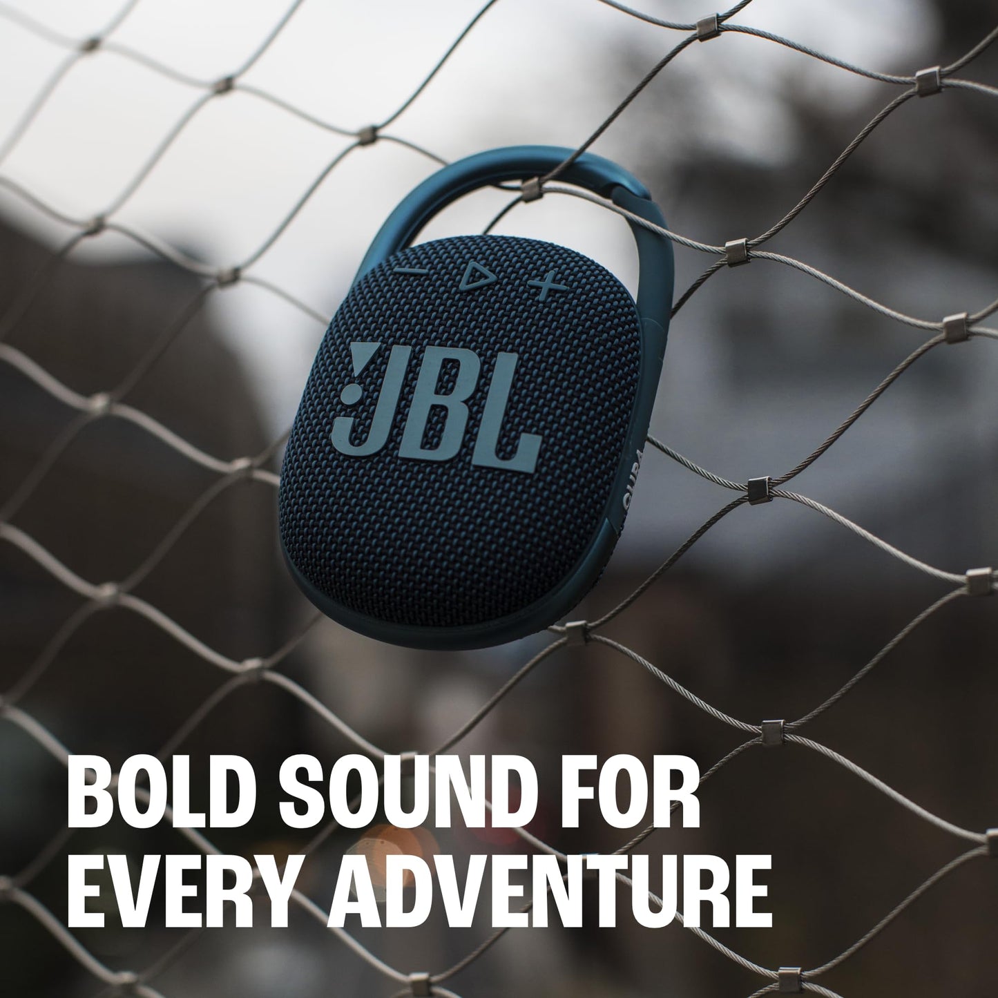 JBL Clip 4 Portable Wireless Bluetooth Waterproof/Dustproof Speaker - Black (Renewed)