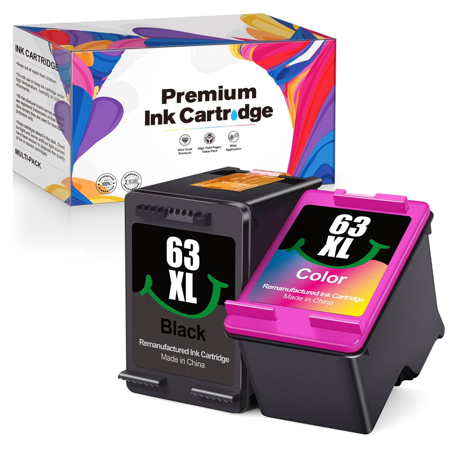 Valuetoner Remanufactured Ink Cartridges Replacement for HP 952XL Black (2-Black) Old Version
