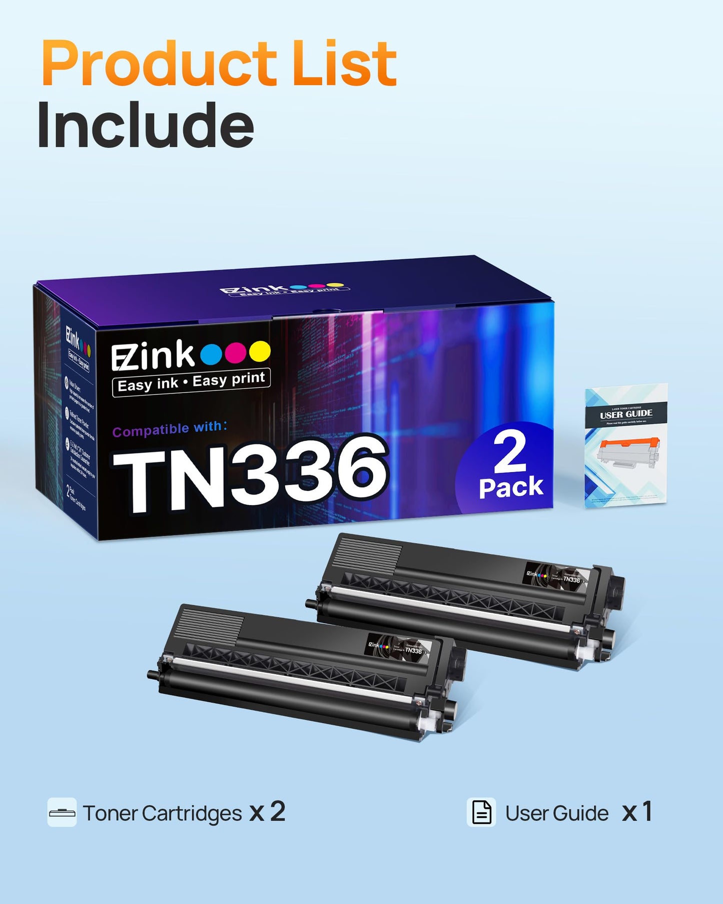 E-Z Ink Compatible TN336 Replacement for Brother TN336 Toner Cartridges
