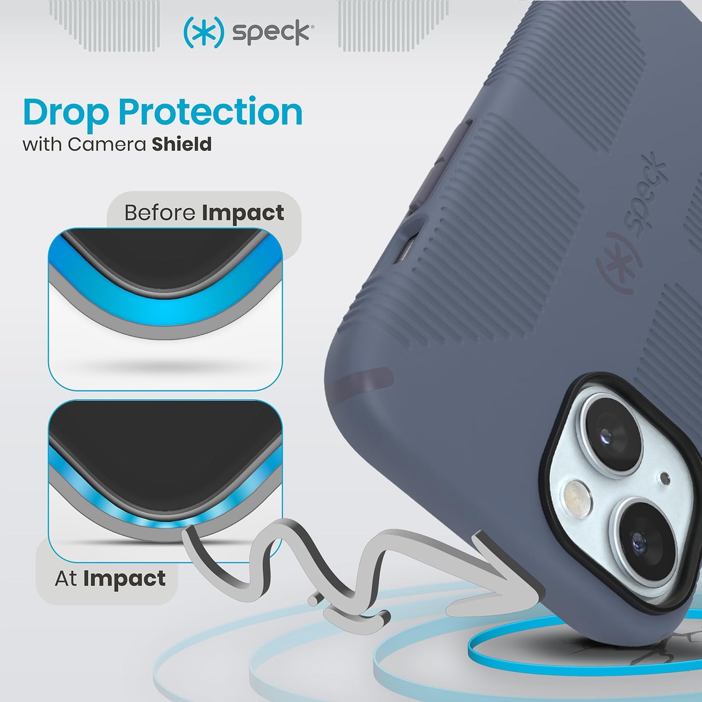 Speck iPhone 17e, 15 Case - iPhone 16e - Built for MagSafe, Drop Protection Grip - for iPhone 15, 16e, 14 and 13 - Scratch Resistant, Soft Touch, 6.1
