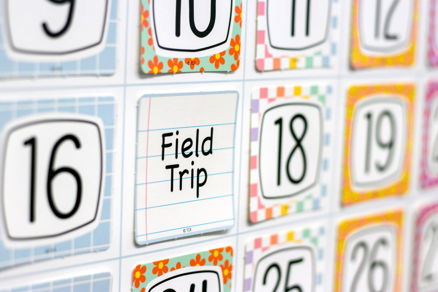 Teacher Created Resources Cool for School Calendar Bulletin Board (TCR9300)