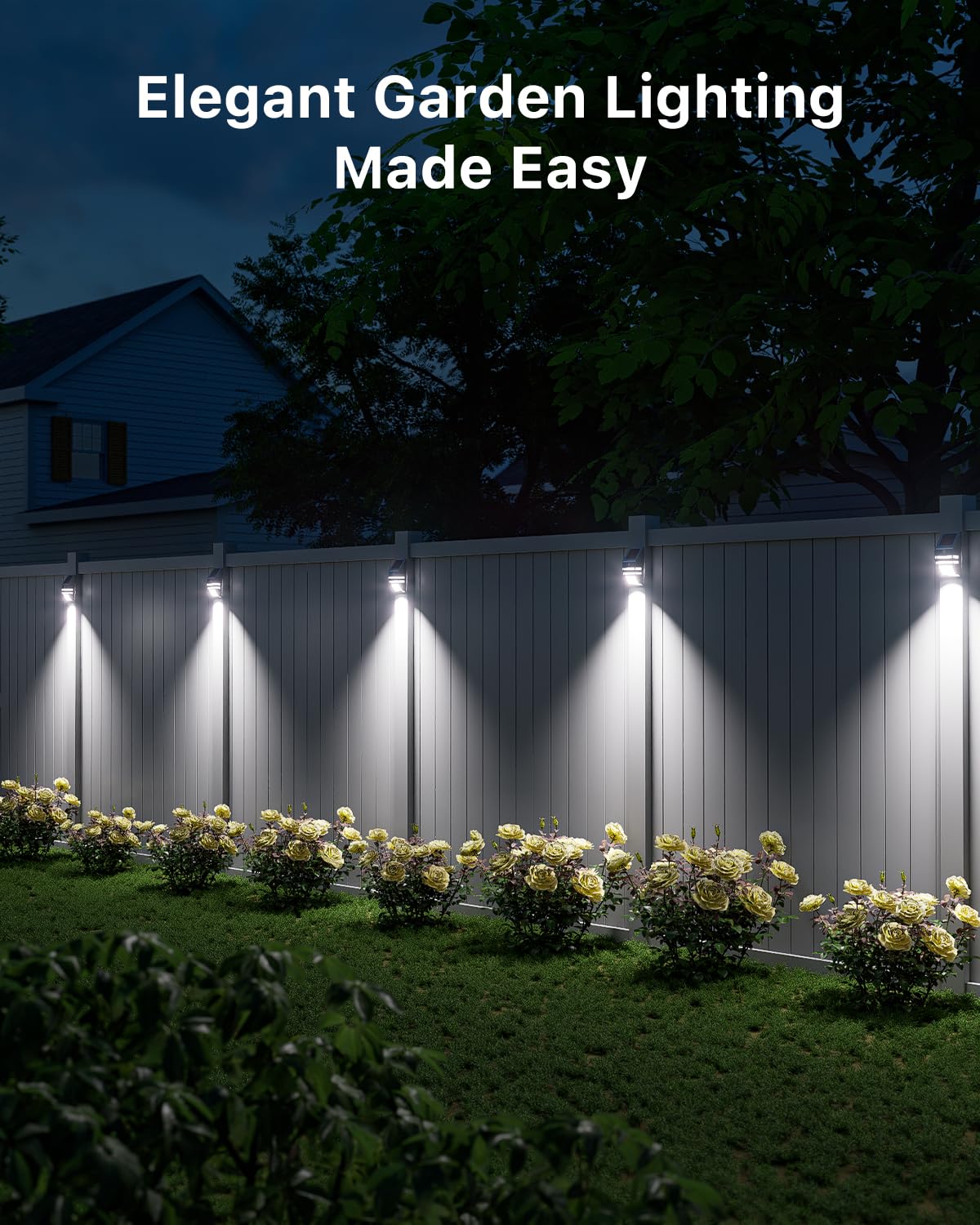 4 Pack Solar Wall Lights, Stainless Steels Outdoor Waterproof Motion Sensor Modern Metal Lamps for Fence, Deck, Post, Stair, Front Porch, Dock, Patio