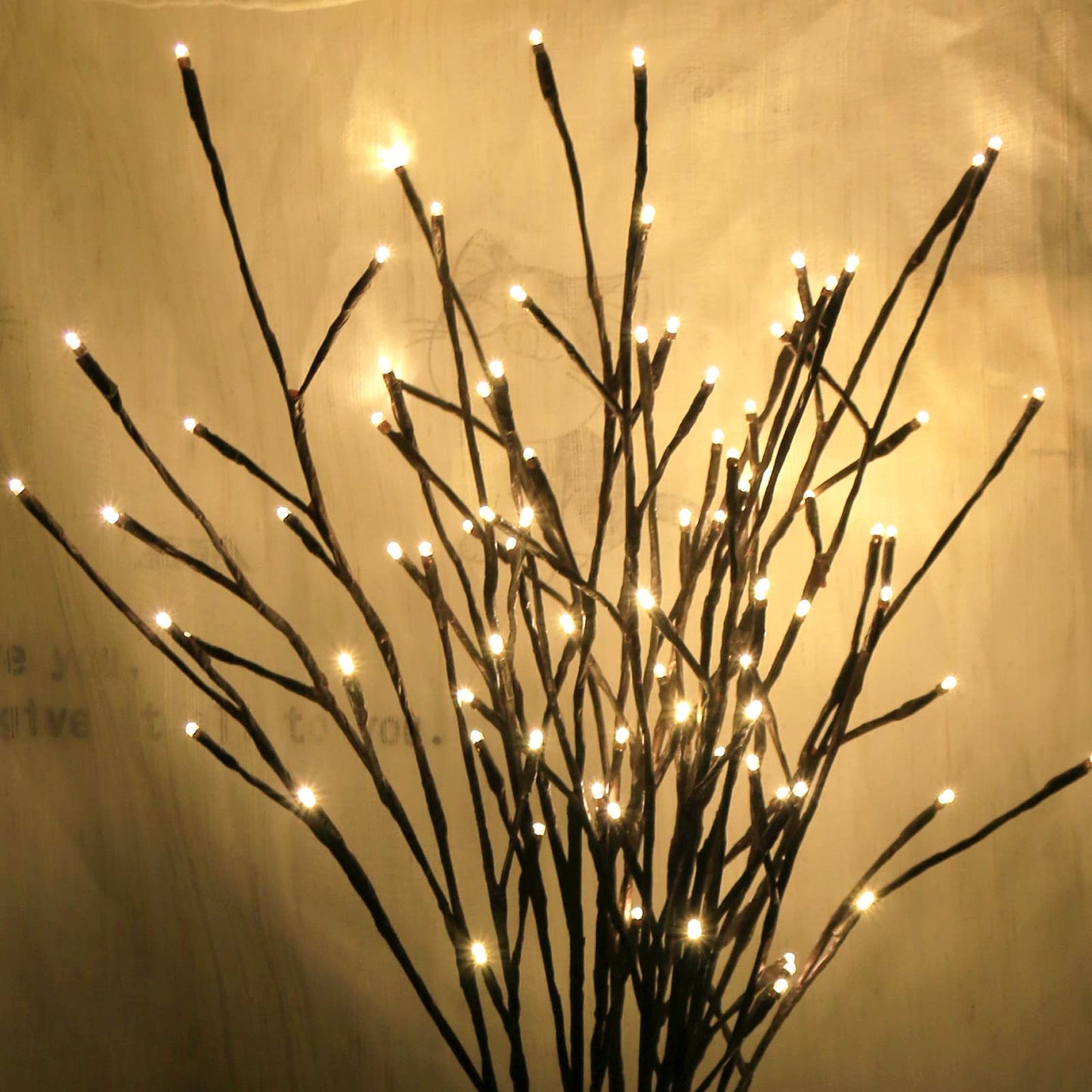 The Light Garden Lighted Willow Vine (Three Branch)