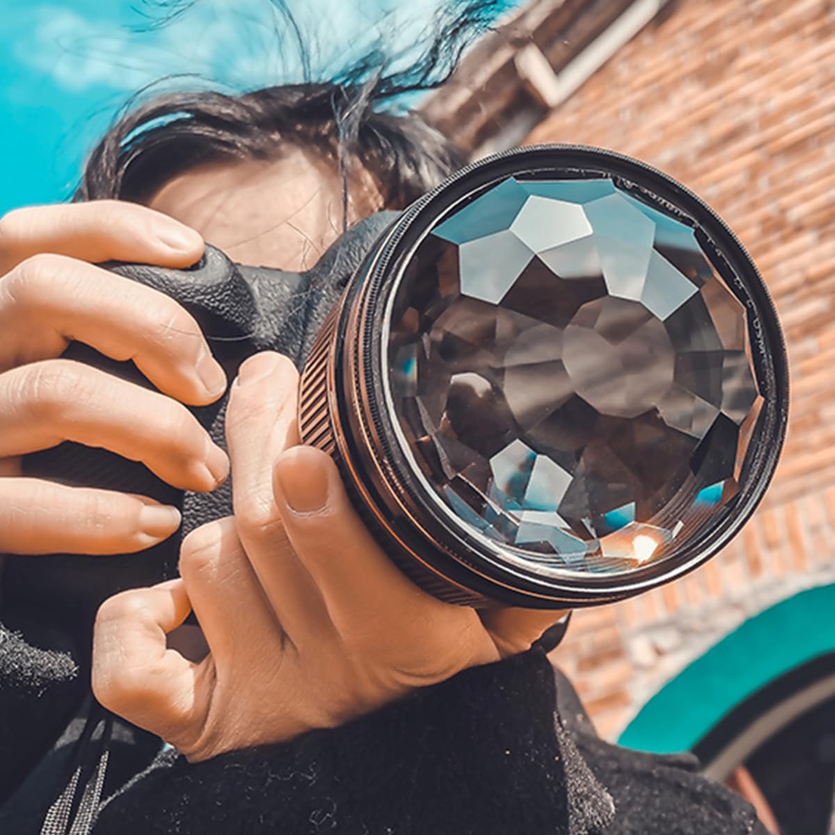 KOGJAERS Kaleidoscope Lens Filter 72mm Camera Effect Filters Fractal Photography for Photography Creation Repeating Subjects - Perfect Photographer