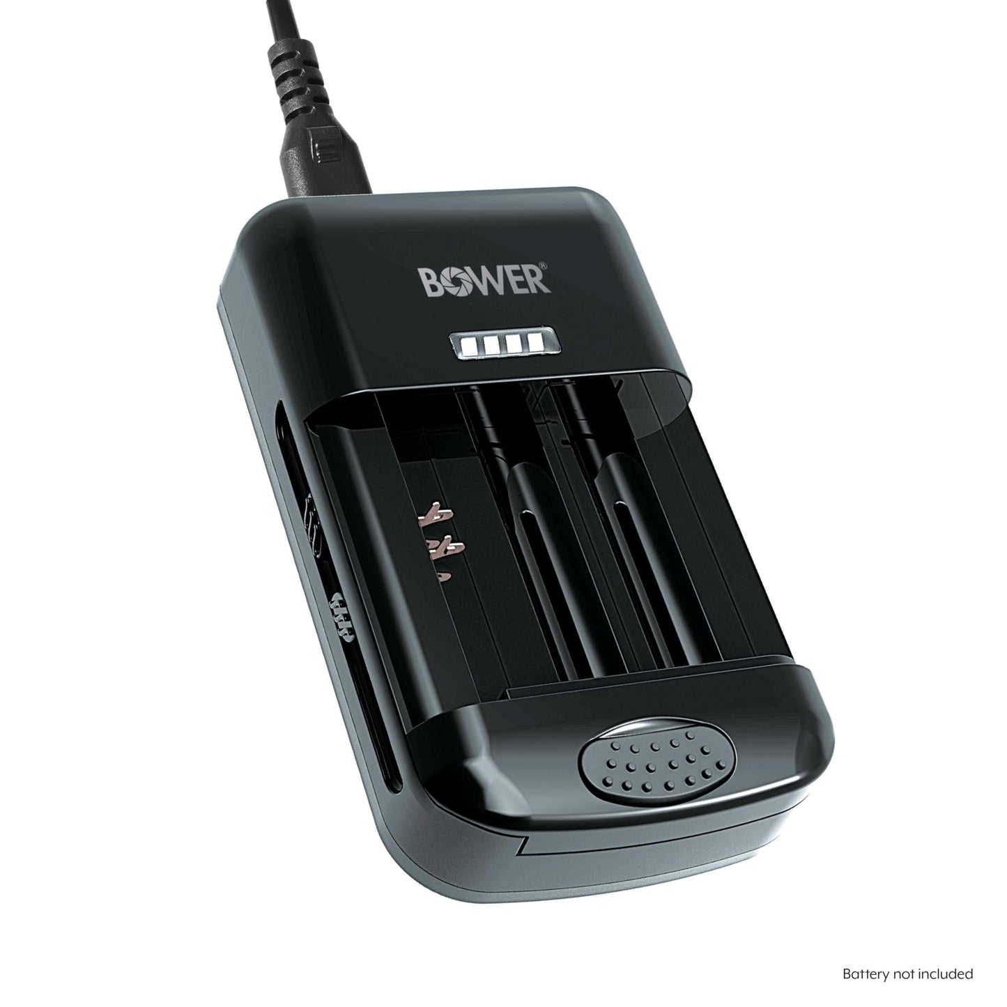 Bower Universal Battery Charger for DSLRs, Cameras, Camcorders, 3.7V/7.4V Li-ion Batteries, 5.04W Power Output