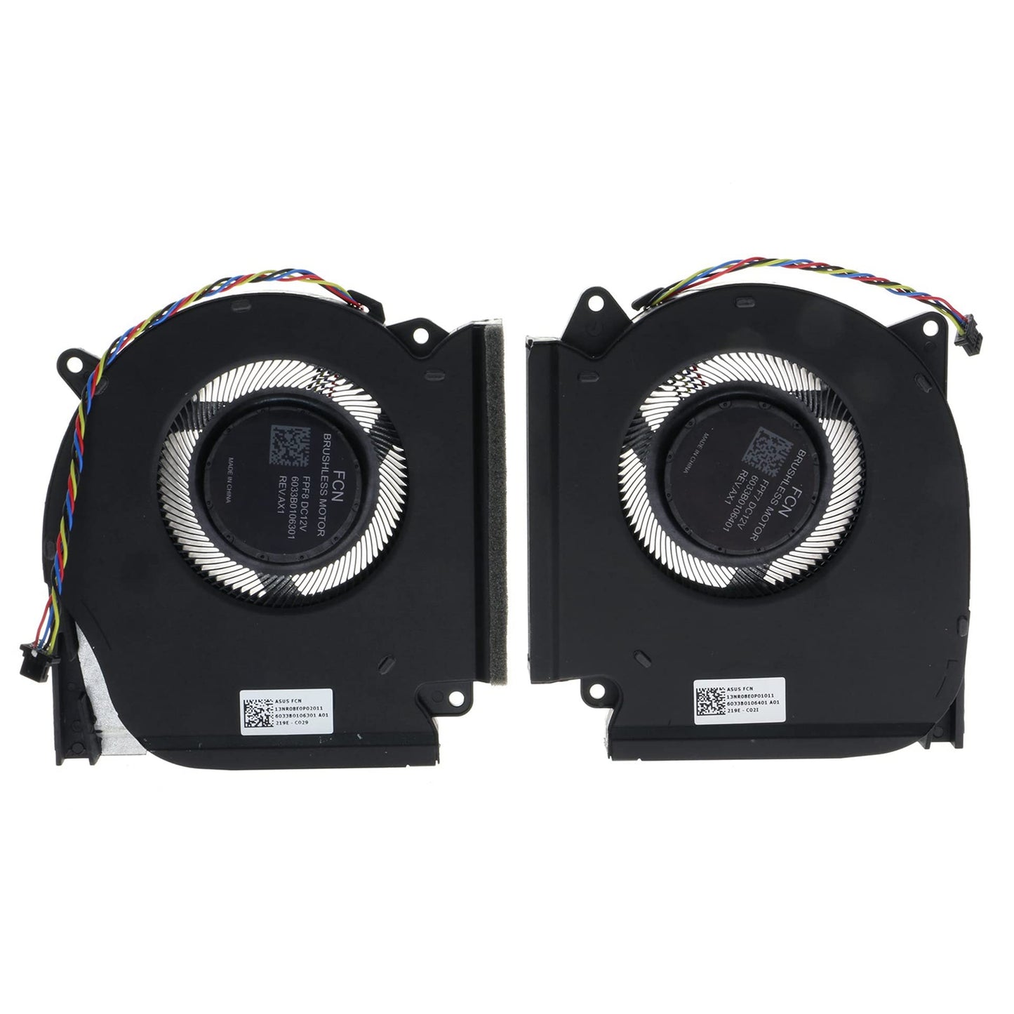 Replacement CPU&GPU Cooling Fan for Asus ROG Strix Scar 17 G733ZM G733ZS G733ZW G733ZX 15 G533ZM G533ZS G533ZW G533ZX G533ZM G533ZS G533ZW G533ZX FR88