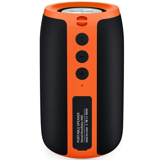 Musibaby Bluetooth Speaker, Speakers Bluetooth Wireless,Waterproof,Outdoor,Portable Speaker with Stereo Sound,Booming Bass,Dual Pairing,Bluetooth