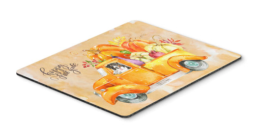 Caroline's Treasures CK2607MP Fall Harvest Bernese Mountain Dog Mouse Pad, Hot Pad or Trivet for Home Office Gaming Working Computers Laptop Mouse