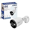 Lorex Outdoor 4K IP Add-On Metal Bullet Security Camera | NVR Add-On | Smart Motion Detection | 2-Way Talk | Color Night Vision | IP67 Waterproof |