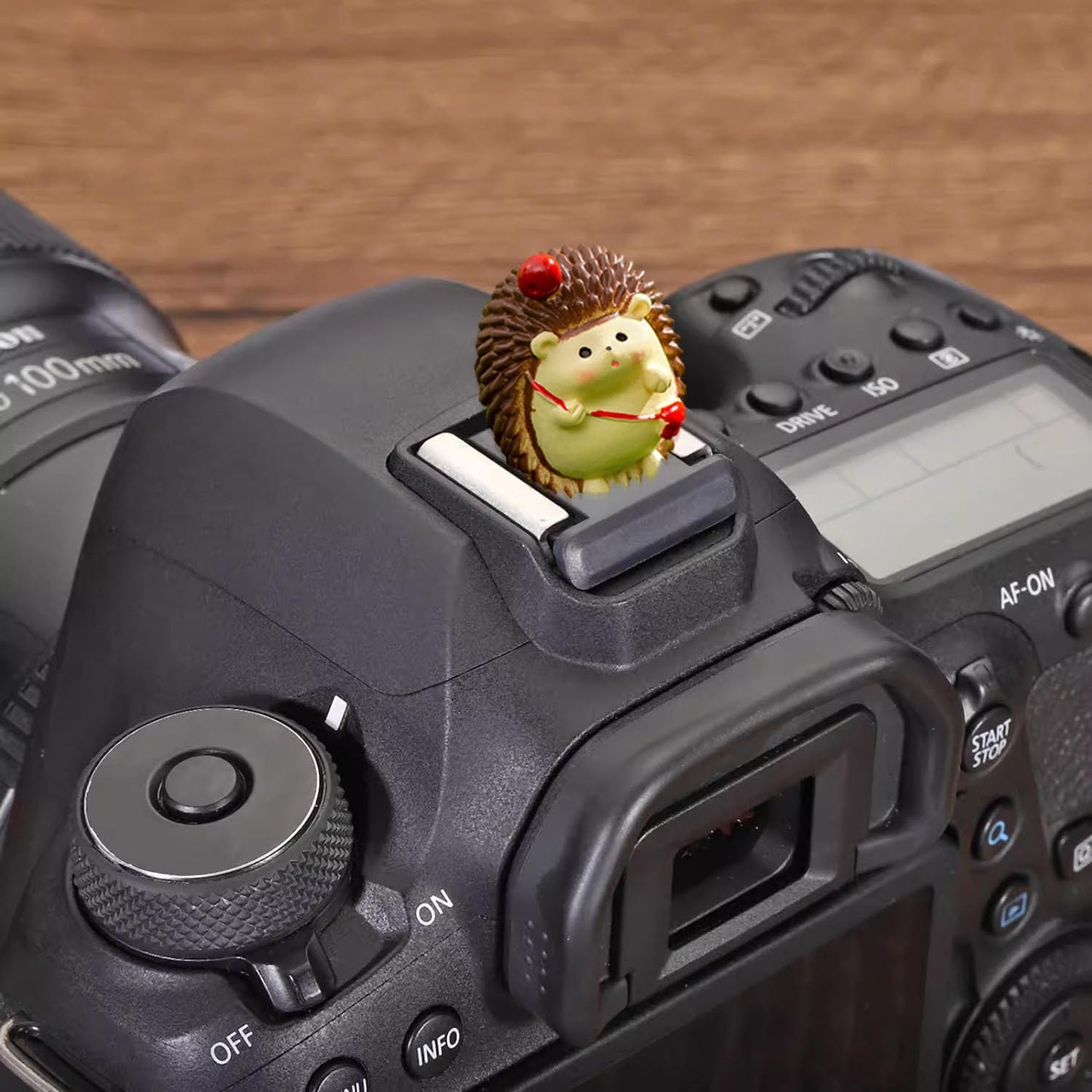 Camera Hot Shoe Cover, Cute Hot Shoe Cap, Hot Shoe Protector Compatible with Sony Fujifilm Fuji Canon Nikon Pentax Leical Panasonic (2pcs Hedgehog)