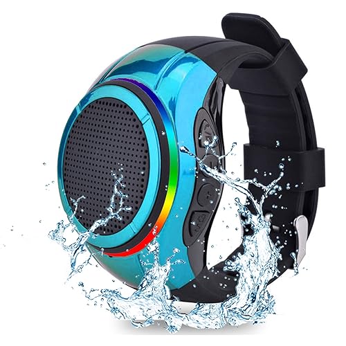 Frewico Wearable Portable Waterproof Bluetooth Speaker Watch X10 Clip Speaker MP3 Player Handsfree Clear Call Speakerphone,TWS,SD Card Slot,Selfie