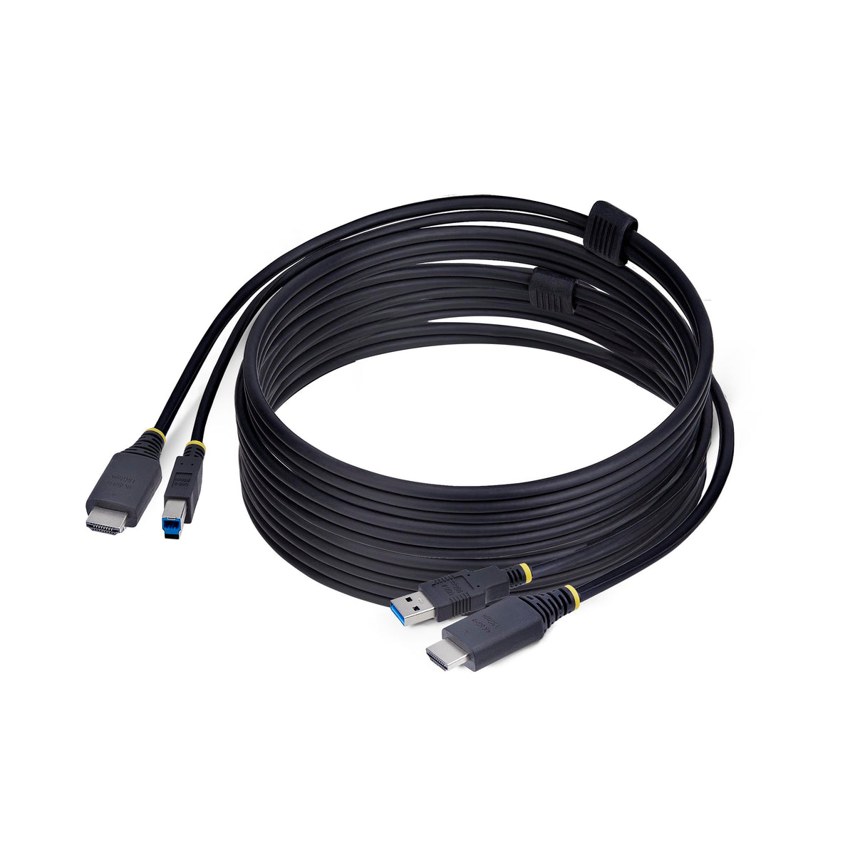 StarTech 10ft HDMI USB 5Gbps KVM Cable, 4K 60Hz, Switch (HU12210-KVM-CABLE)