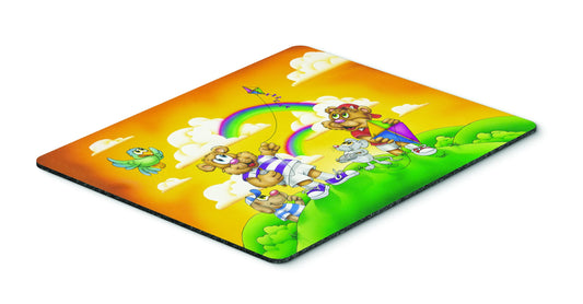 Caroline's Treasures APH0374MP Bears Flying a Kite Mouse Pad, Hot Pad or Trivet for Home Office Gaming Working Computers Laptop Mouse Mat,Washable
