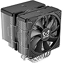 Scythe Fuma 3 CPU Air Cooler, Intel LGA1700, LGA1151, AMD AM5/Ryzen 120mm, Dual Tower, Black Top Cover