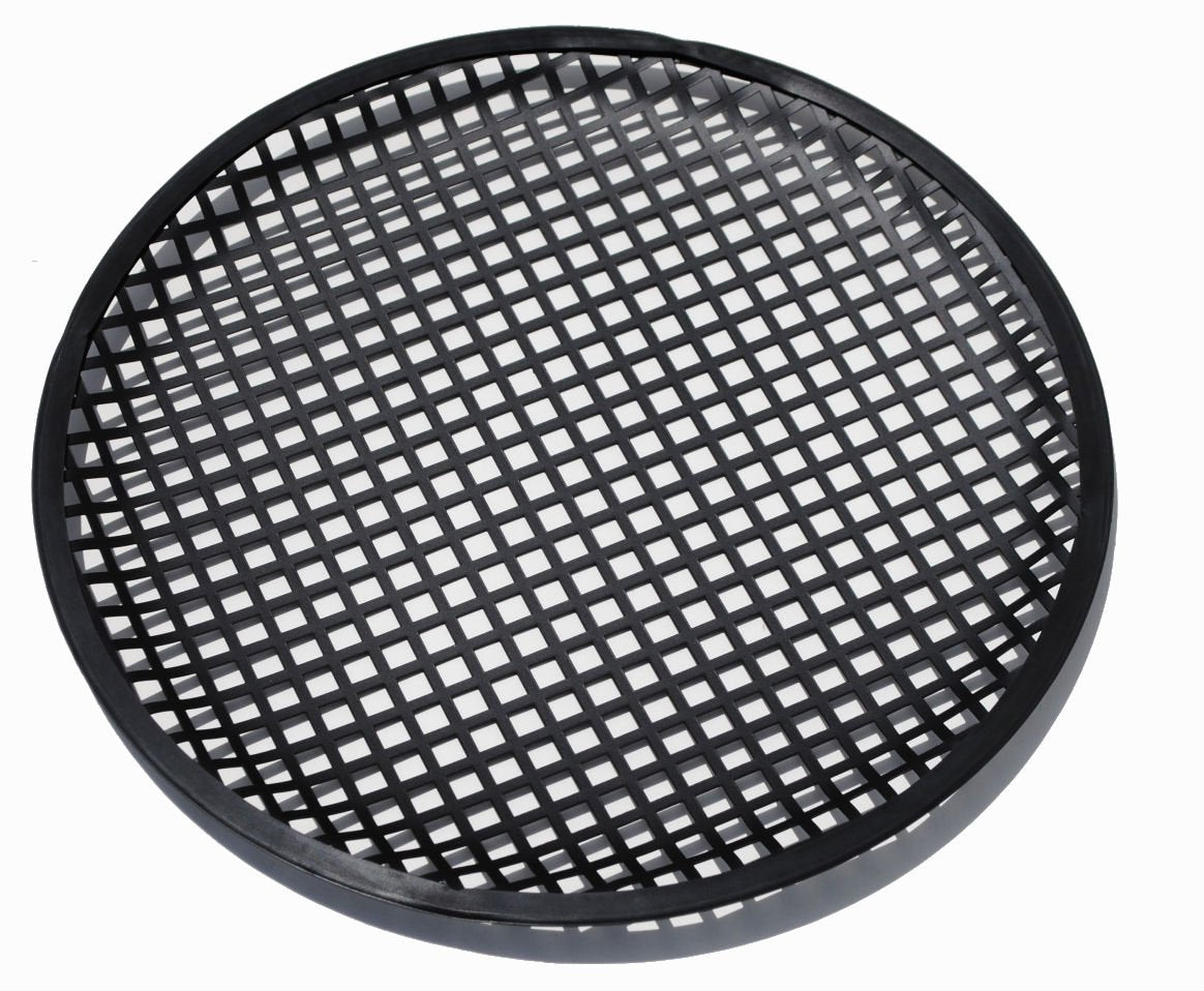 Universal 15 Inch (15") Subwoofer Speaker Metal Waffle Cover Guard Grill Pack of 2 (Pair)