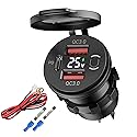 NEAWO USB Outlet 3 Port Car Charger, USB C Car Charger Quick Charge, PD & QC USB Port for Car, USB C Cigarette Lighter Replacement 12V-24V Socket