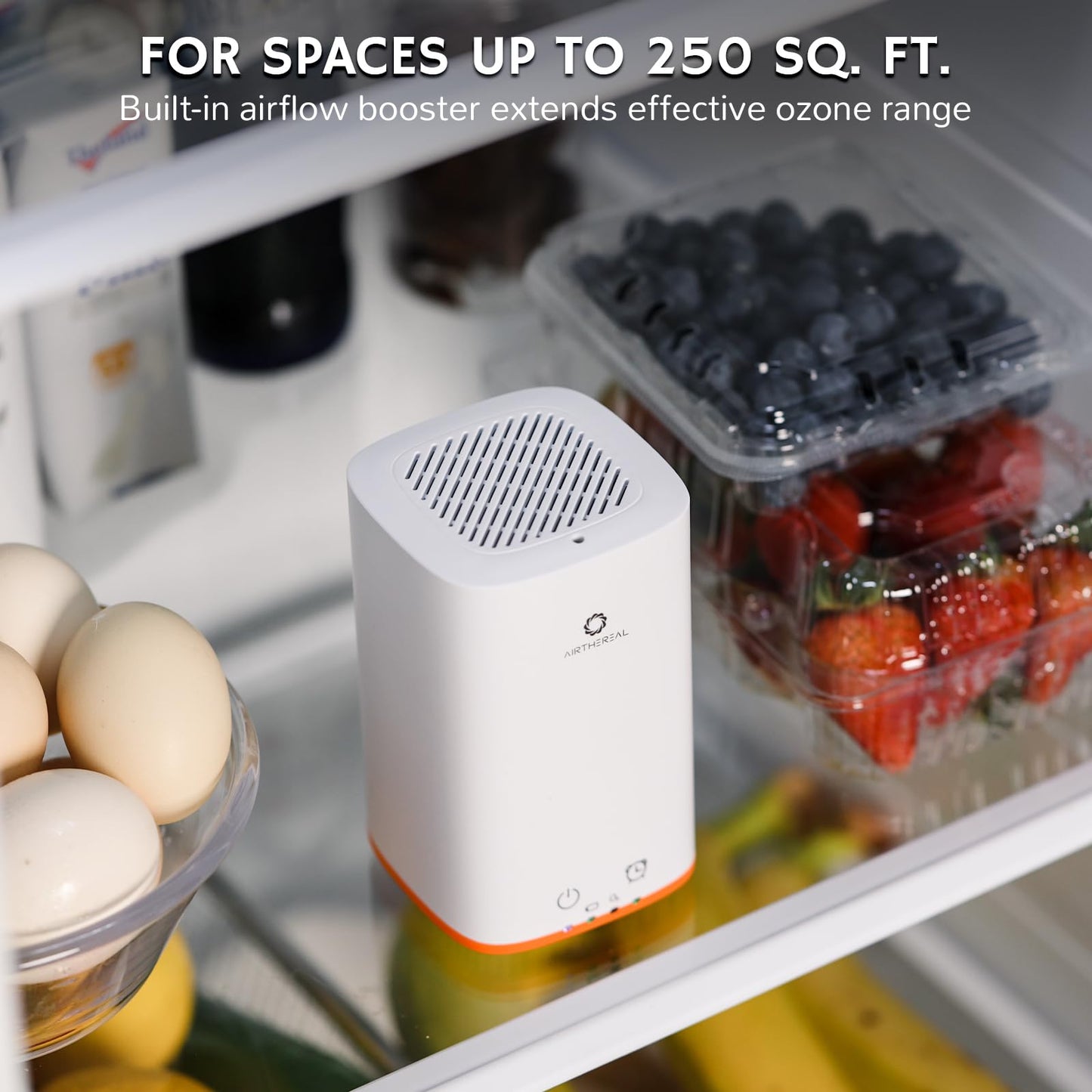 Airthereal PA300-GO Portable Ozone Generator, Battery Powered, White