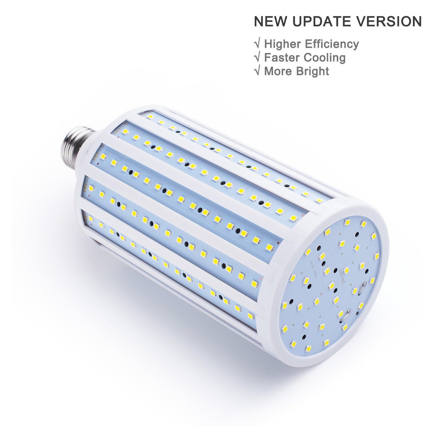 Auzilar 55W LED Corn Light Bulb (E39 Large Mogul Base) 5500Lm 6000K Cool White Daylight, for Metal Halide HID HPS Replacement Garage Parking Lot High