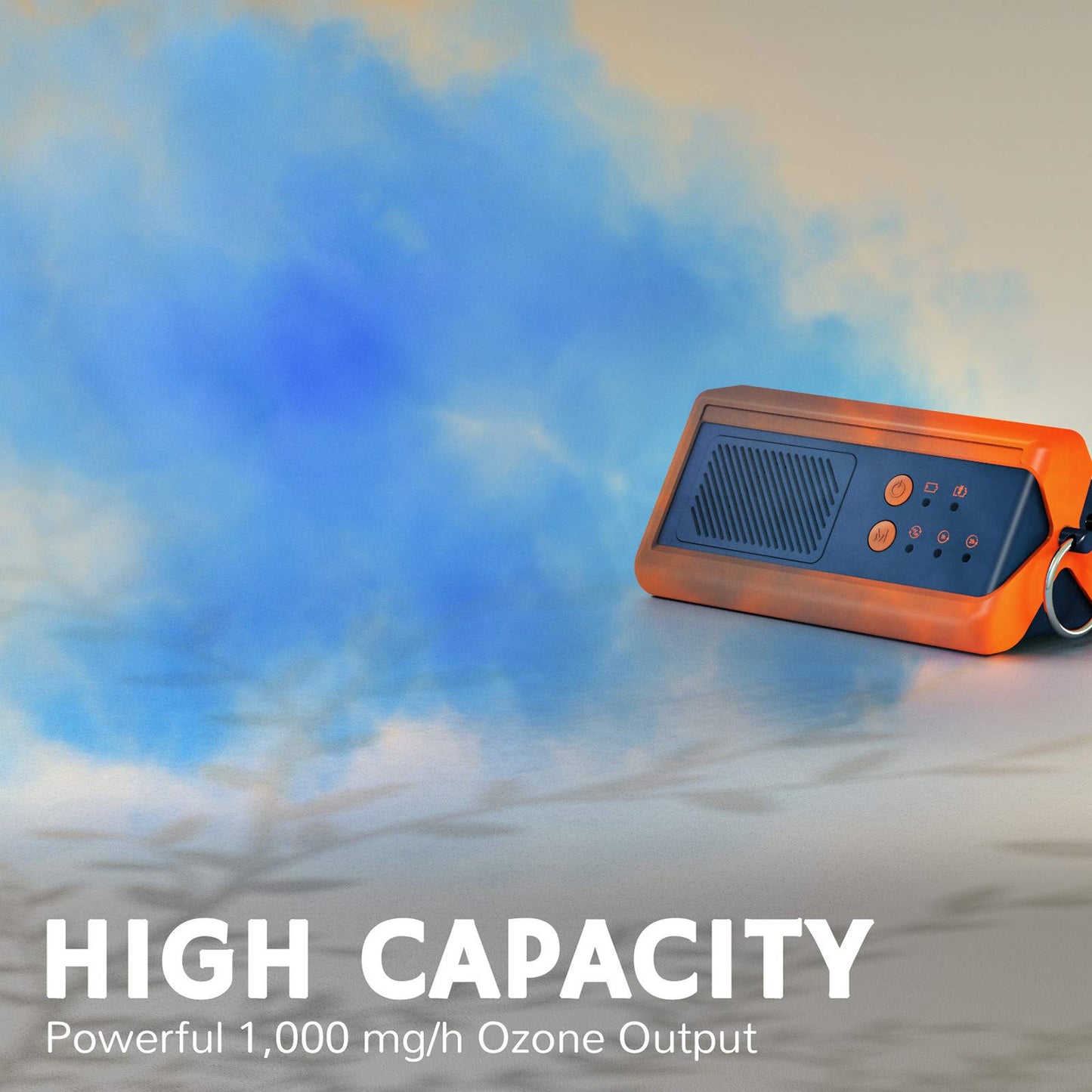 Airthereal PA1K-GO Portable Ozone Generator, 1000mg/h, Blue