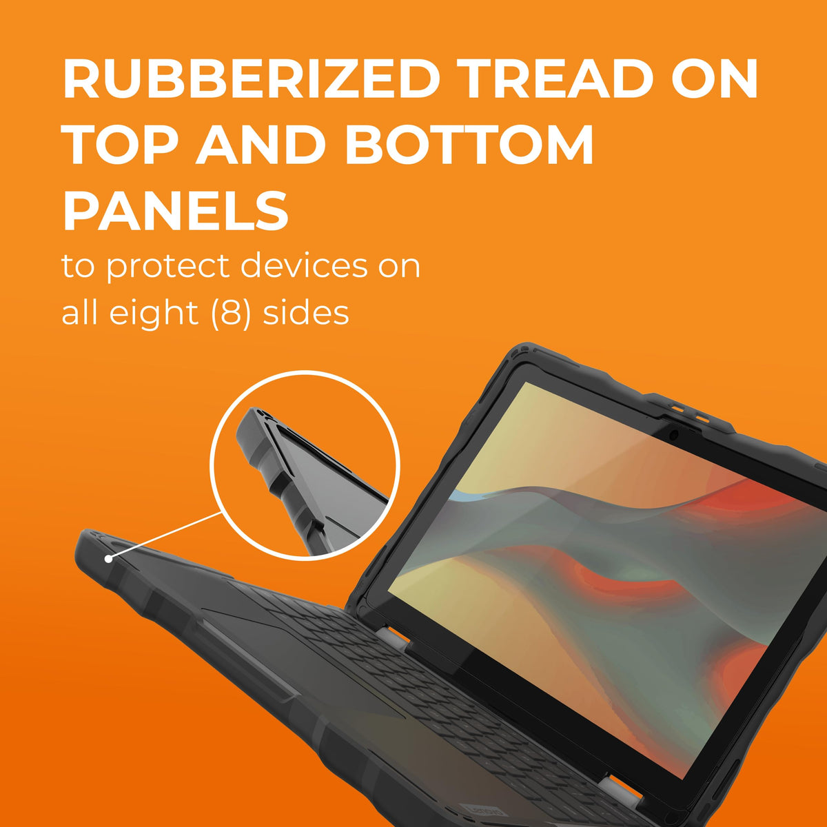 Gumdrop DropTech Case for Lenovo 500e Gen 4 / 500w Gen 4-5 / Yoga 2-in-1