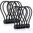 Magnetic Cord Organizer, Silicone Cable Ties Reusable, FGSAEOR Twist Ties Cable Management for Bundling and Organizing Holding Stuff, Fridge Magnets