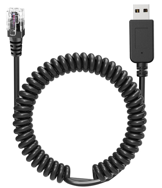 Radar Detector Cable,USB to RJ11 Plug Cable,Replacement Power Cable for Radar Detectors,Compatible with Unide R3/7/1,Escort 360 Passport