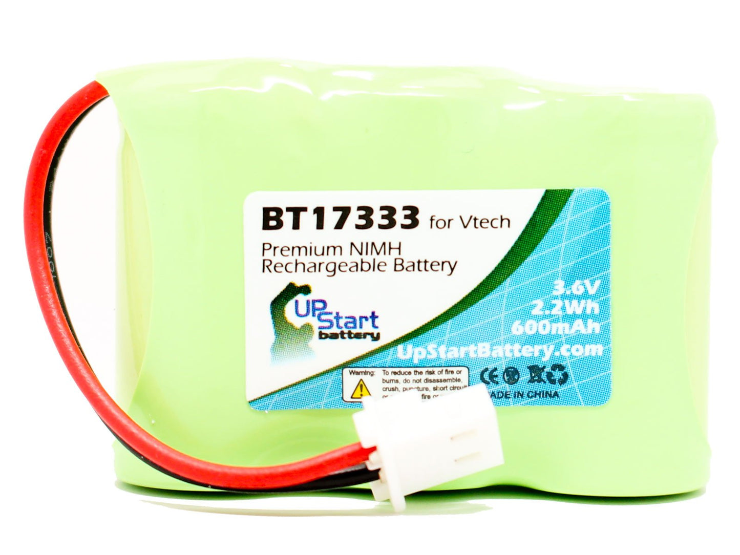 3X Pack - BT-17333 Battery for VTech CS5111, CS5121, CS5121-2, CS5111-2, CS5121-3, CS5211 Cordless Phones (600mAh, 3.6V, NI-MH)