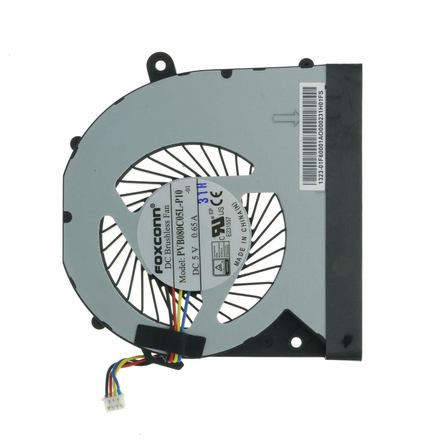 Replacement CPU Cooling Fan for Intel NUC 11 Pro NUC11TNH NUC11TNK 12 Pro NUC12WSH NUC12WSK 13 Pro NUC13ANH NUC13ANK 14 Pro NUC14RVH NUC14RVK NUC14RVS