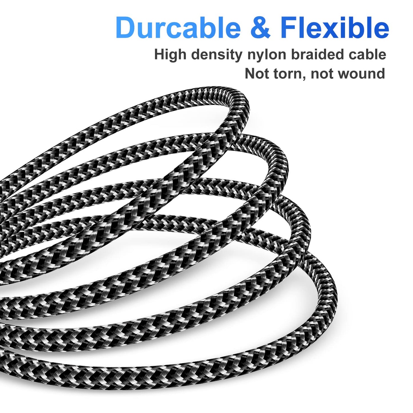 iPhone Charger 4Pack 10ft, [Apple MFi Certified] Lightning Cable 10 Foot Long iPhone Charger Cord Fast Charging Cable for iPhone 13 12 Pro Max Mini…