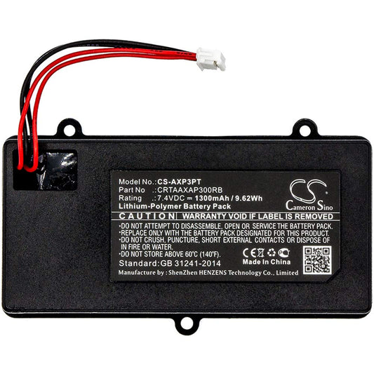 CS Cameron Sino 1300mAh / 9.62Wh Li-Polymer Replacement Battery for AAXA P300 Pico Projector, CRTAAXAP300RB