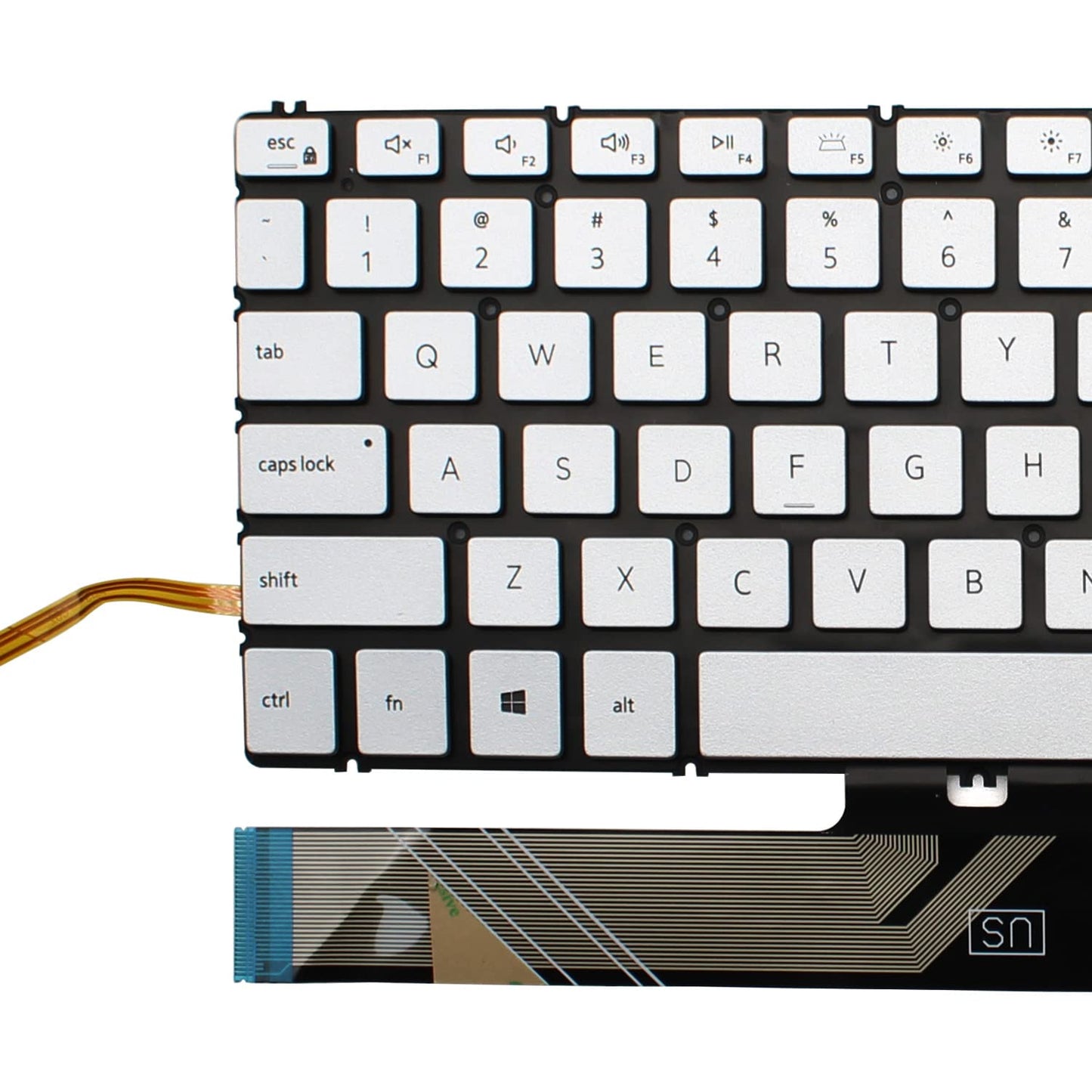 PAEBAI+ Replacement Laptop Keyboard Backlight for Dell inspiron 15 3501 3502 3505 5501 5502 5508 5584 5590 5593 5594 5598, inspiron 15 7500 7501 7590