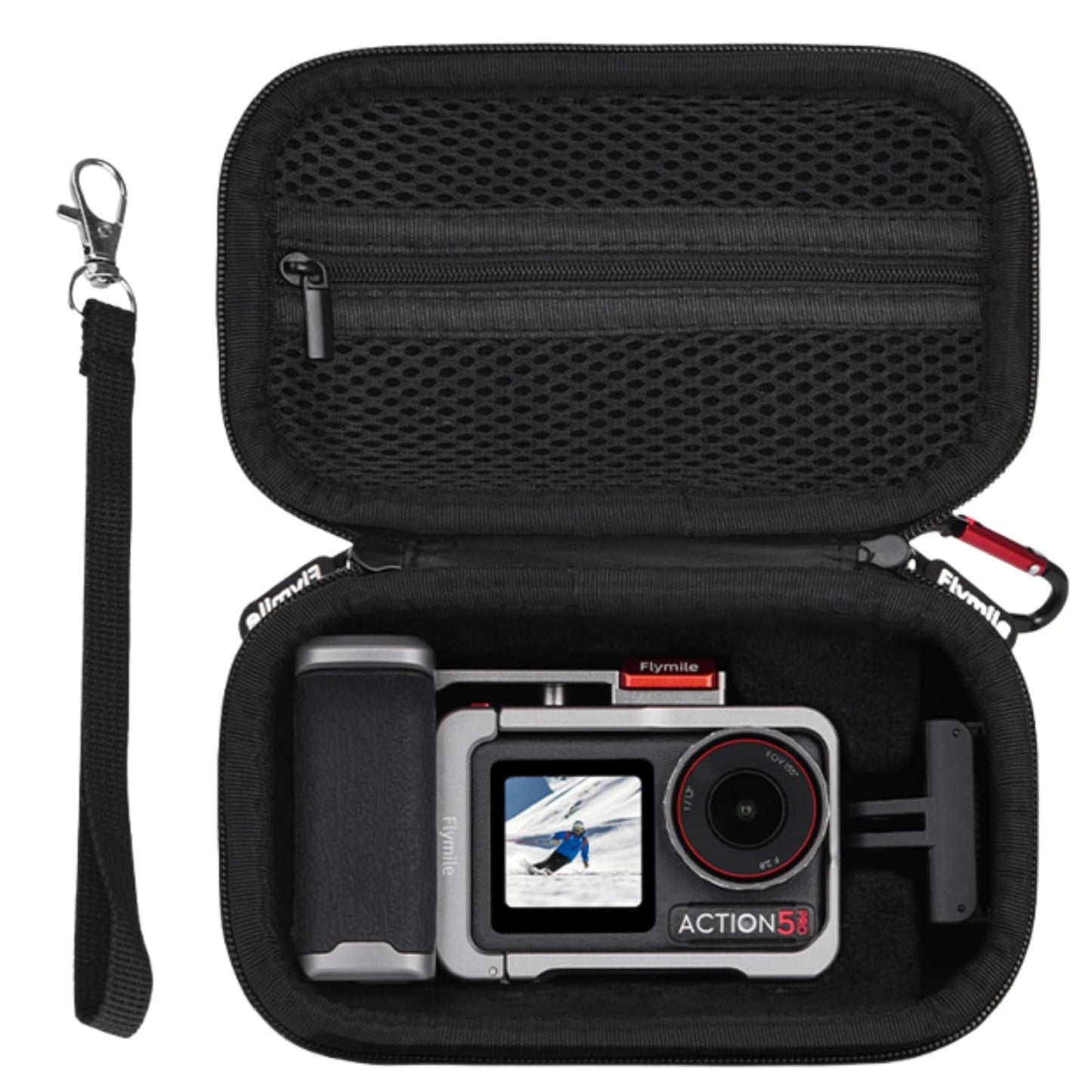 Ferbao Carrying Case Bag for DJI OSMO Action 5 Pro 4 3 Xplorer Grip,Portable Protection Case for OSMO Action 5 Pro/Action 4 3