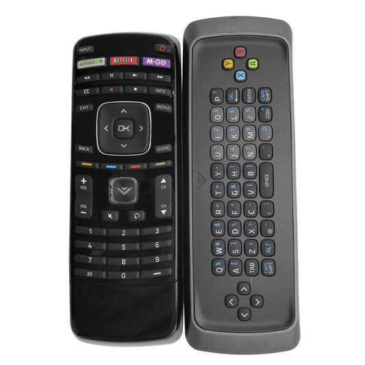 WINFLIKE XRT303 QWERTY Keyboard Remote Fit for VIZIO Internet App TV M3D650SV M3D550SL M3D470KD M3D550KD E3D320VX E3D420VX E3D470VX E472VLE E552VLE