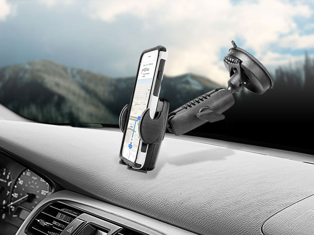 Arkon Windshield Suction Phone Mount for iPhone X 8 7 6S Plus iPhone 8 7 6S Galaxy S7 S6 Note 8 5 Retail Black