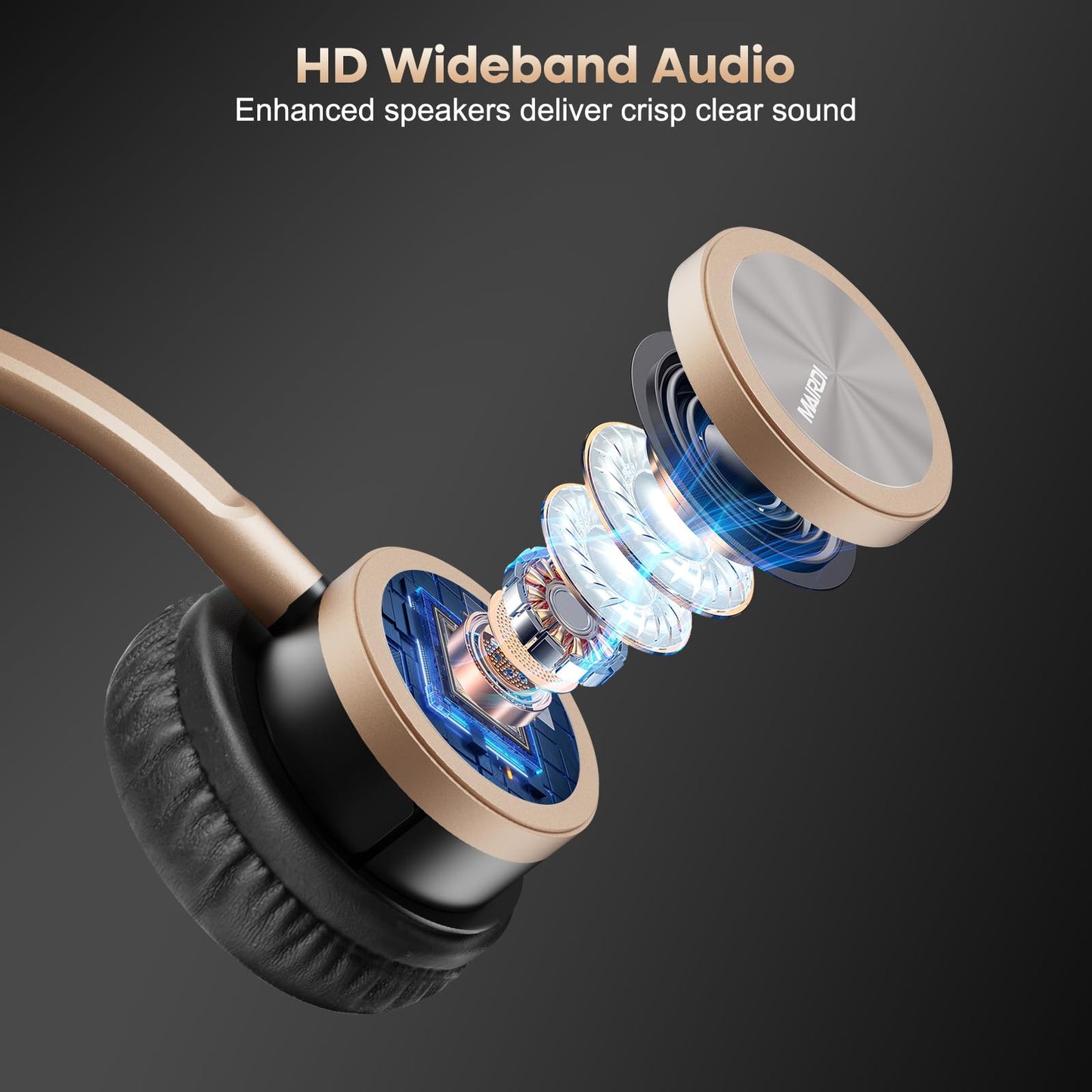 MAIRDI Phone Headset with RJ9 & 3.5mm Jacks for Call Center Office Deskphone Cell Phone PC Laptop, Landline Telephone Headset with Microphone Noise
