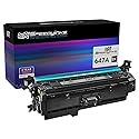 SPEEDYINKS Remanufactured Replacement Toner Cartridge Compatible with (Single Pack, Black) for HP 647A CE260A Works with Printers Color LaserJet