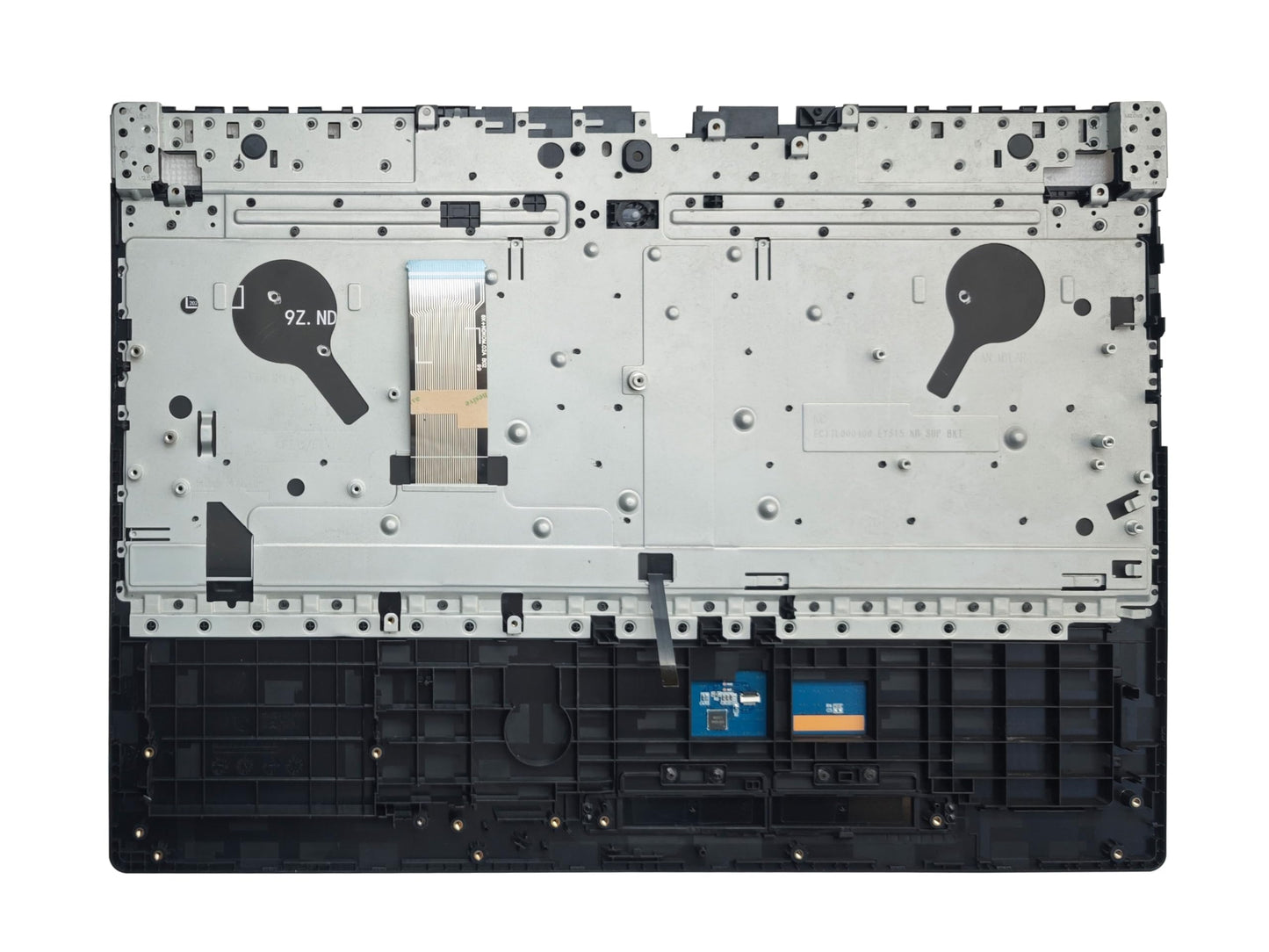 Laptop Replacement Keyboard Compatible for Lenovo Legion Y530-15ICH Y540-15IRH 5CB0R40212 5CB0R40196 US Layout with Palmrest Upper Cover Case Backlit