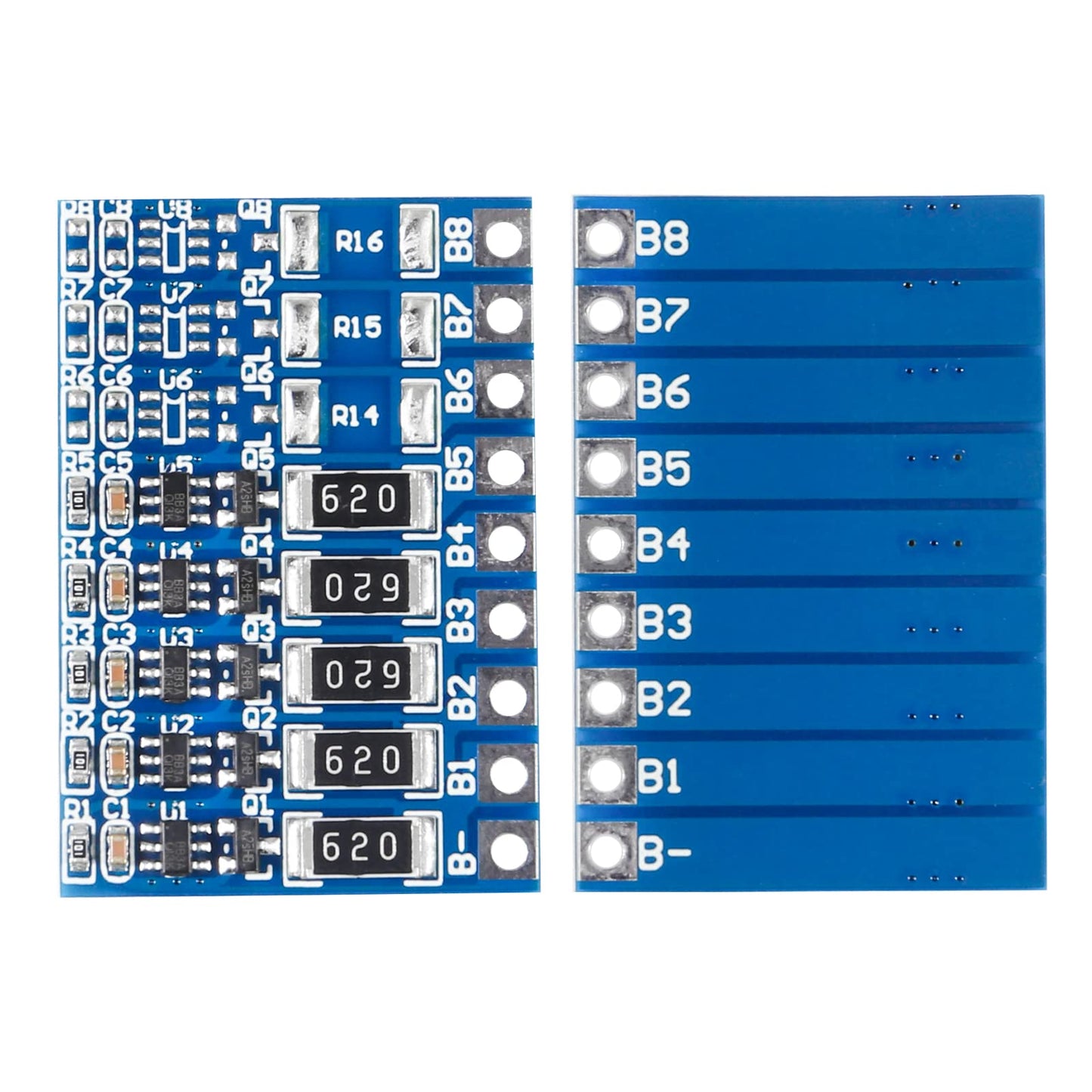 Alinan 6pcs 5S 21V 4.2V Li-ion Balancer Board 18650 Li-ion Balncing Full Charge Battery Balance Function Protection Board