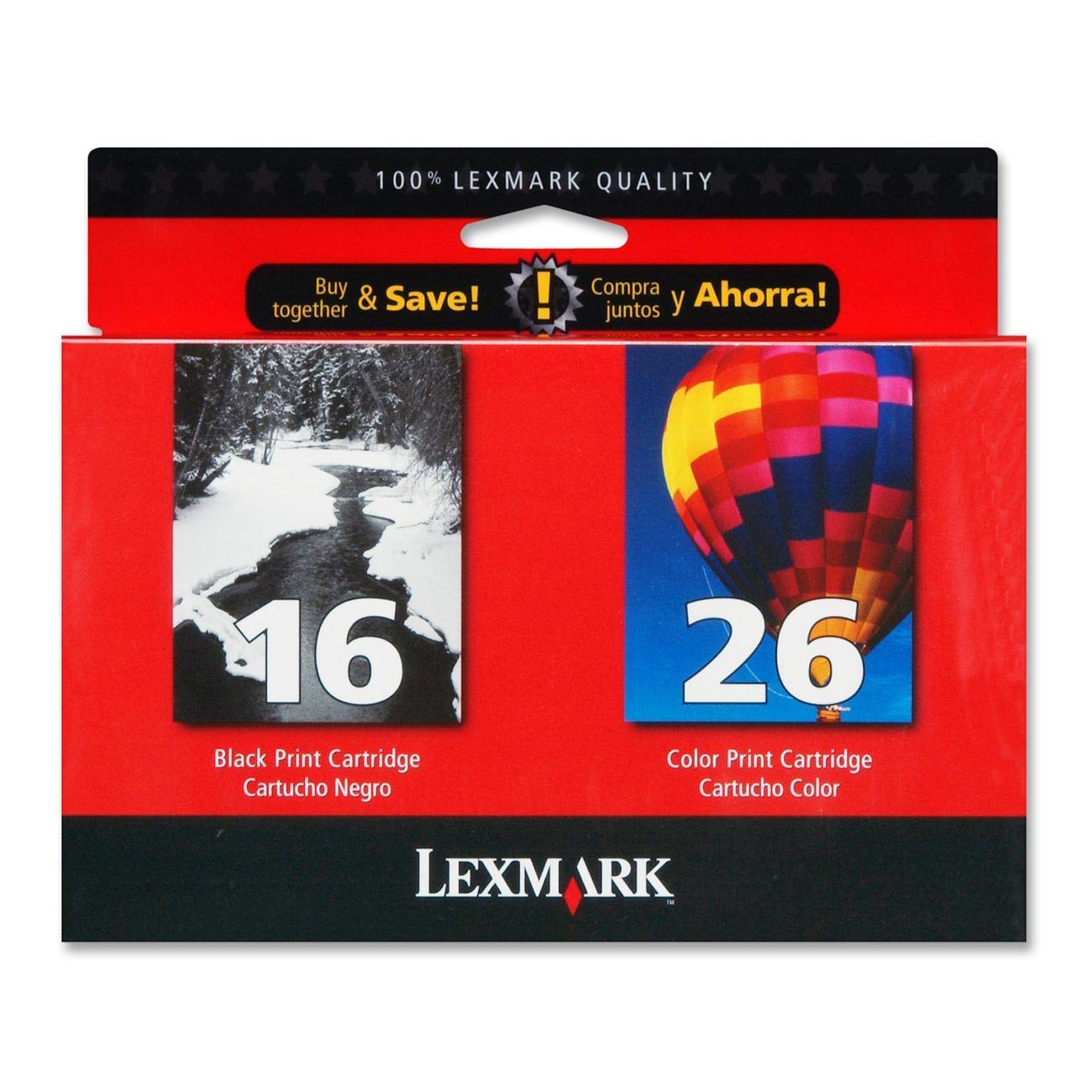 Lexmark CRTDGS,16/26,BK/TIC,Combo