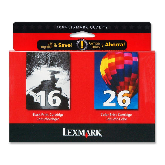 Lexmark CRTDGS,16/26,BK/TIC,Combo